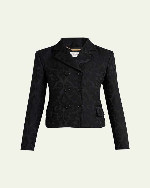 Ornamental Jacquard Top Coat